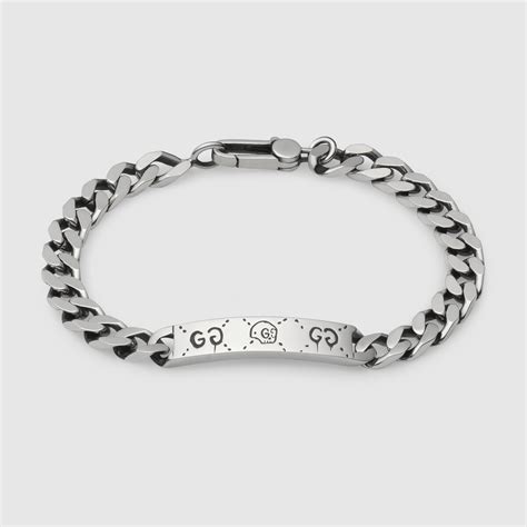 fake gucci bracelet|Gucci silver bracelet identification.